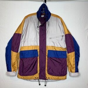 Noak 90s Colorblock Oversized Windbreaker Small Streetwear